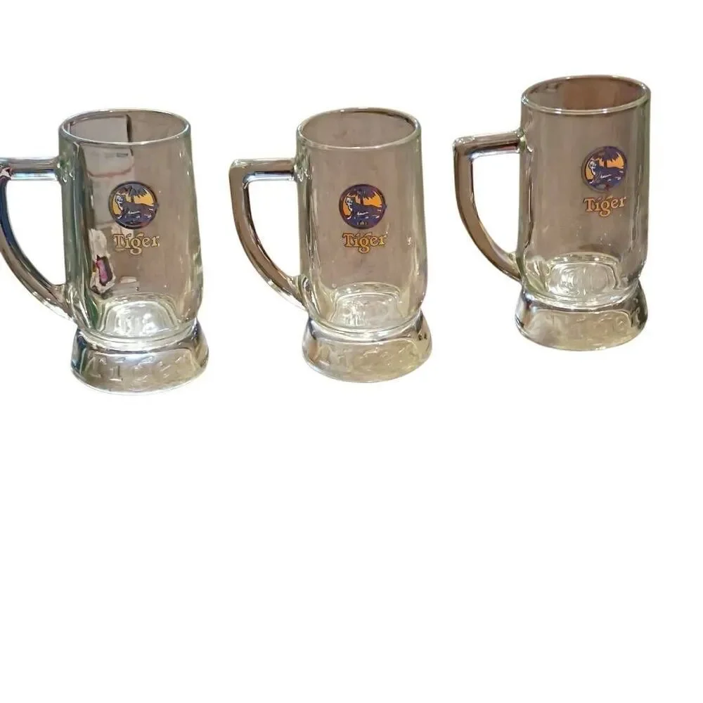 Vintage Tiger Beer Glasses